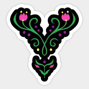 Rosemaling Sticker